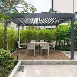 pergola bioclimatique pas chère en situation 1