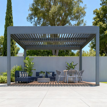 pergola bioclimatique en kit en situation 1