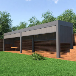 pergola bioclimatique en kit en situation 2