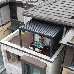pergola bioclimatique en kit en situation 3