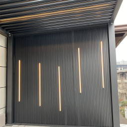 pergola bioclimatique électrique en situation 4