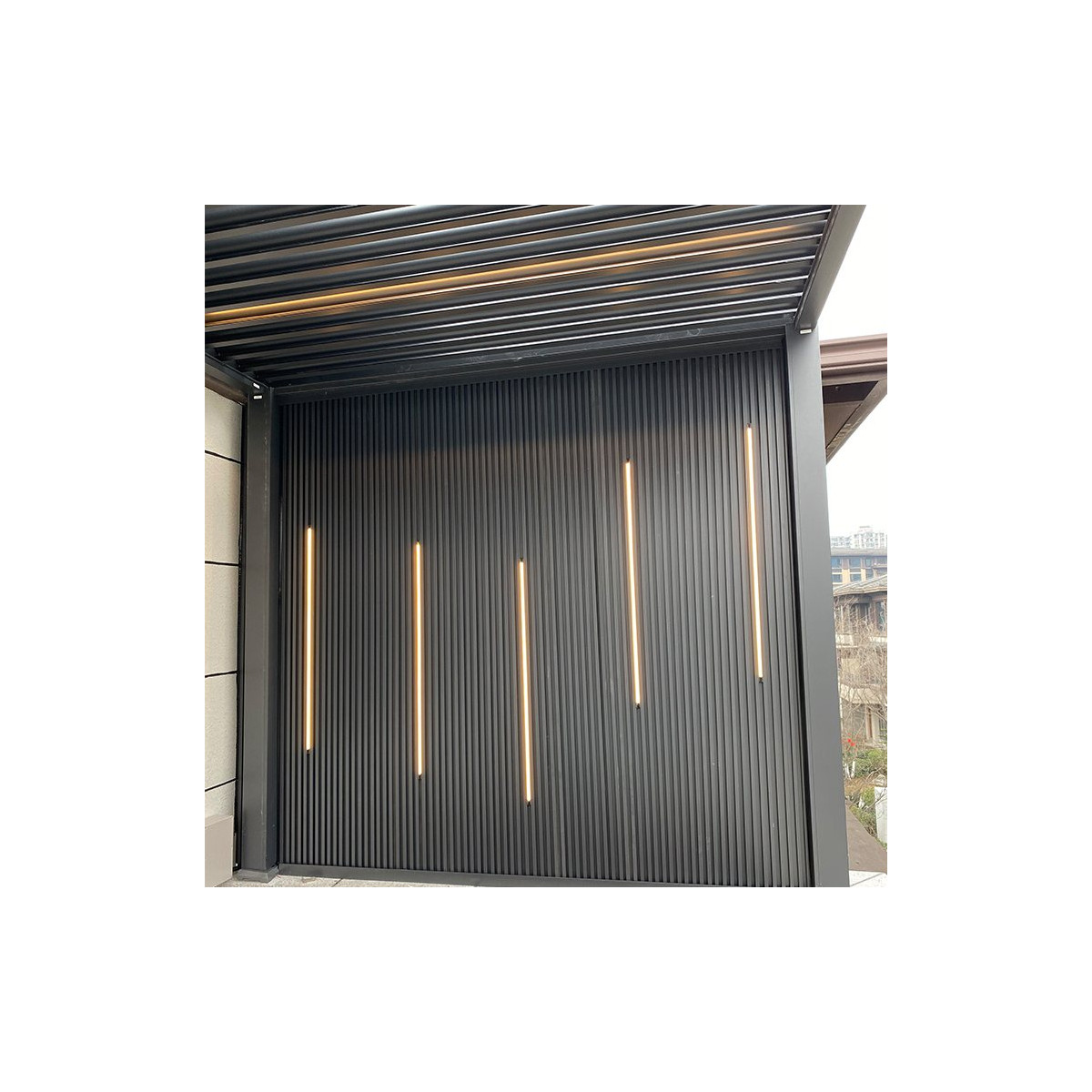 pergola bioclimatique électrique en situation 4
