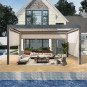 pergola bioclimatique grand format en situation 1
