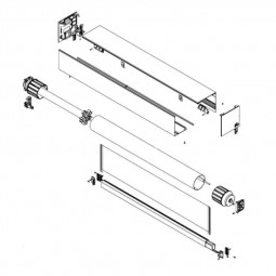 Schéma Store Vertical Extérieur Grande dimension